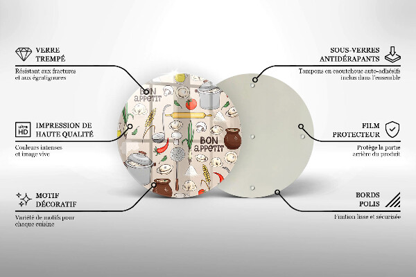 Skärbräda glas unik Kök illustration