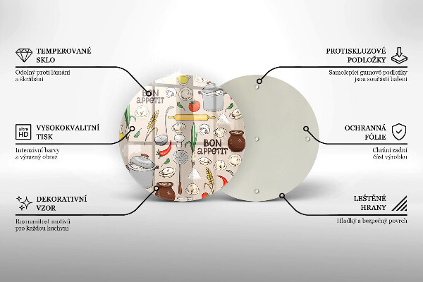 Skärbräda glas unik Kök illustration