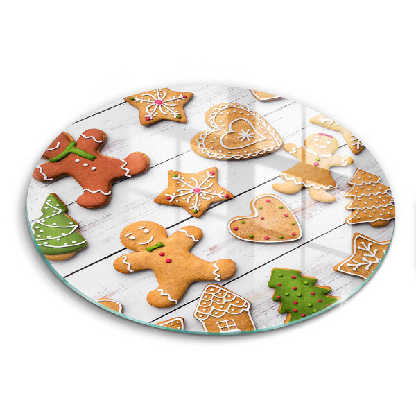 Skärbräda glas unik Jul pepparkakor