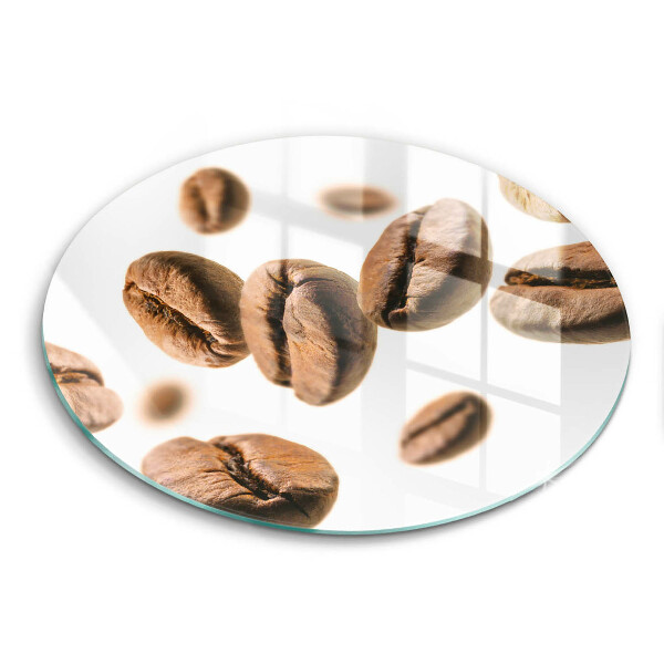 Skärbräda glas unik Kaffebönor