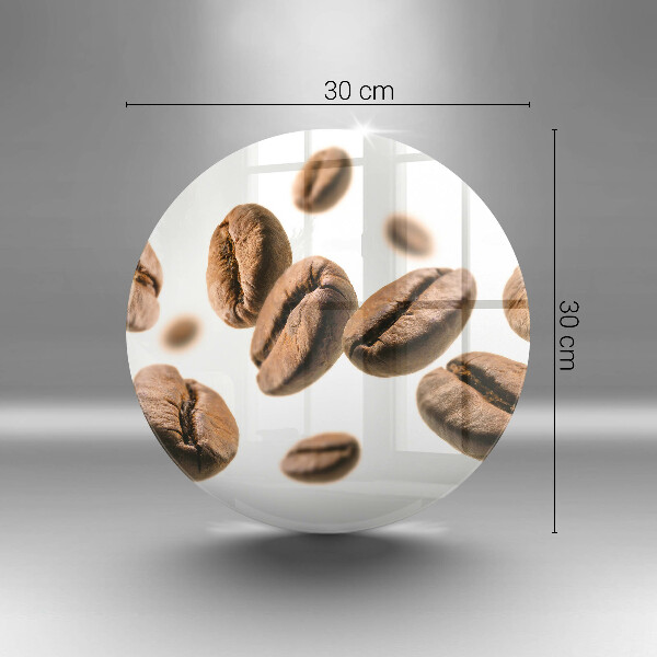 Skärbräda glas unik Kaffebönor