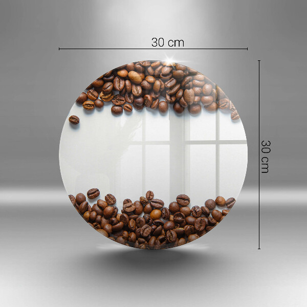 Skärbräda glas unik Kaffebönor