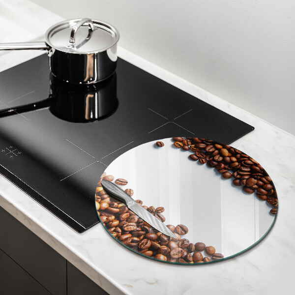 Skärbräda glas unik Kaffebönor