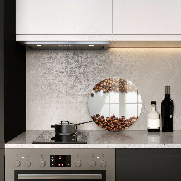 Skärbräda glas unik Kaffebönor