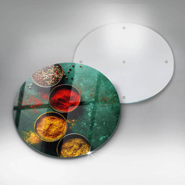 Skärbräda glas unik Orientaliska kryddor