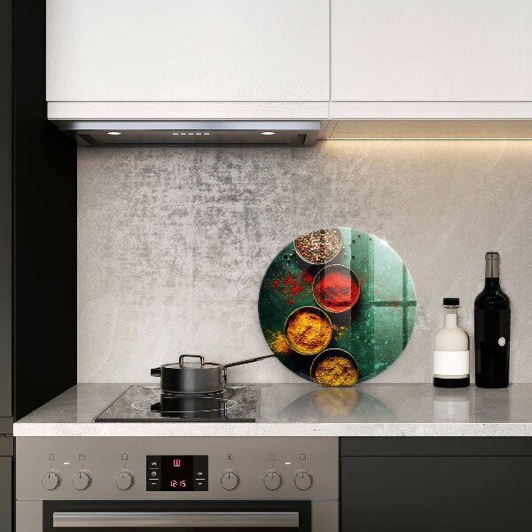 Skärbräda glas unik Orientaliska kryddor