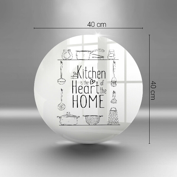 Skärbräda glas unik Inskrift, mening