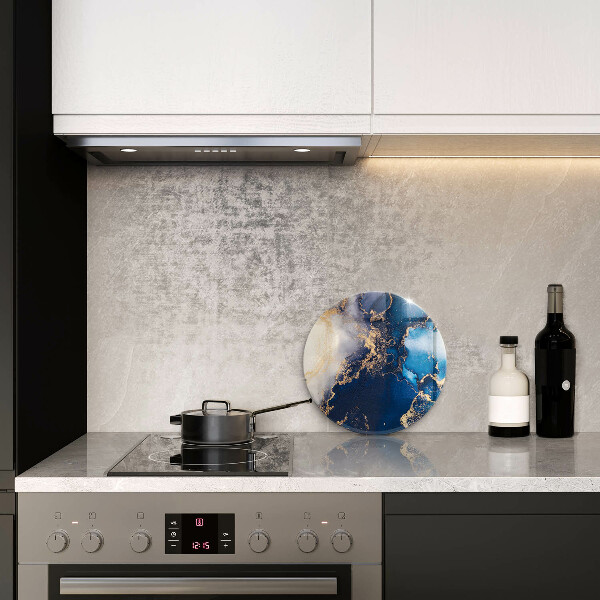 Skärbräda glas unik Elegant bakgrund och guld