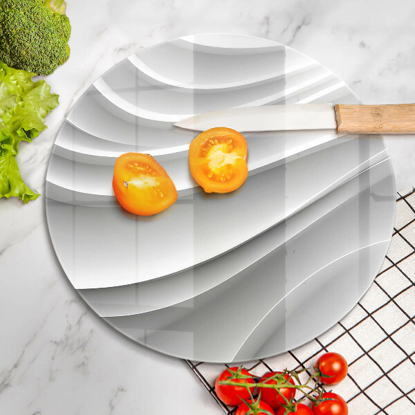 Skärbräda glas unik Geometriska linjer