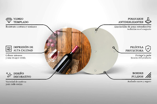 Skärbräda glas unik En flaska rött vin