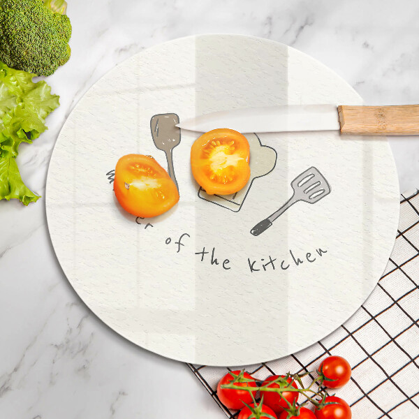 Skärbräda glas unik Kökets mästare