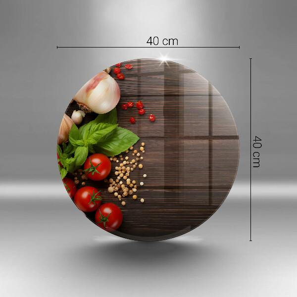 Skärbräda glas unik Grönsaker på bordet