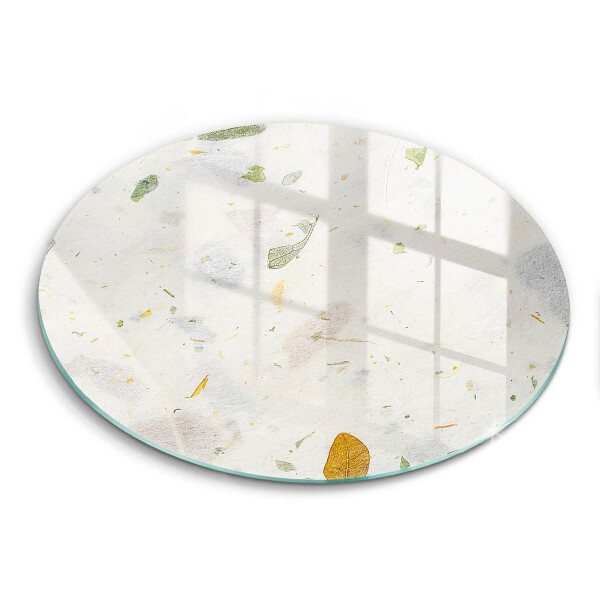 Skärbräda glas unik Fallande löv