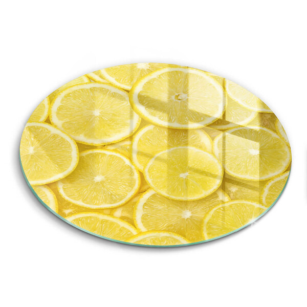 Skärbräda glas unik Citronfrukt