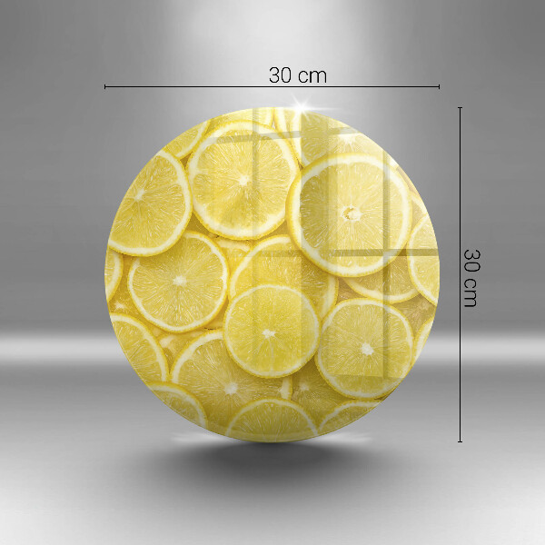 Skärbräda glas unik Citronfrukt