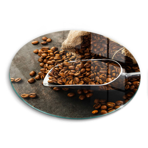 Skärbräda glas unik Kaffebönor