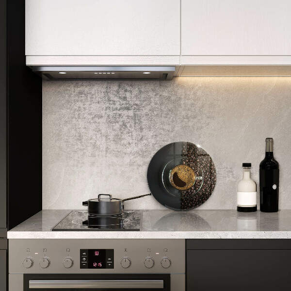 Skärbräda glas unik Kaffe och bönor