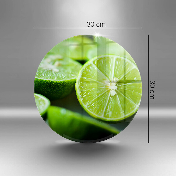 Skärbräda glas unik Lime citrus