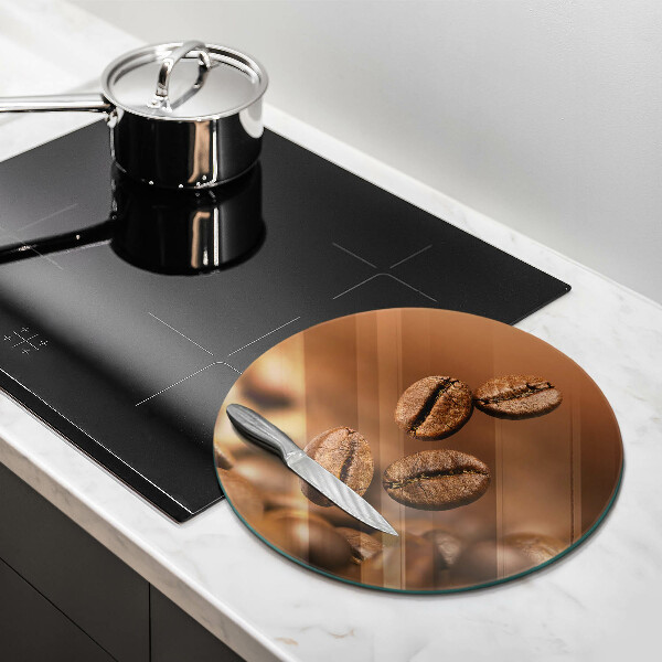 Skärbräda glas unik Kaffebönor