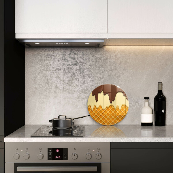 Skärbräda glas unik Glasstrut illustration