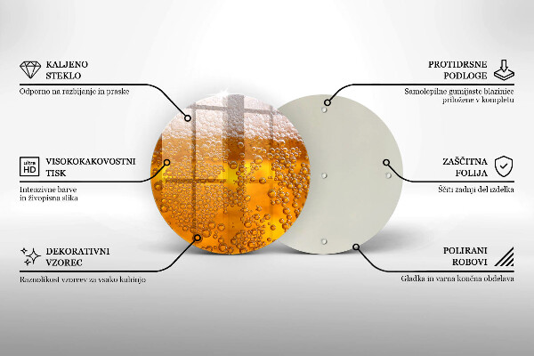 Skärbräda glas unik Drick ölskum