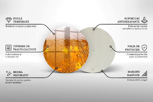 Skärbräda glas unik Drick ölskum