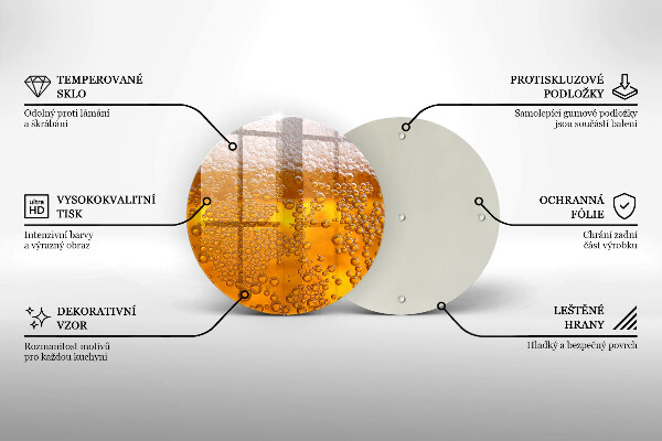 Skärbräda glas unik Drick ölskum