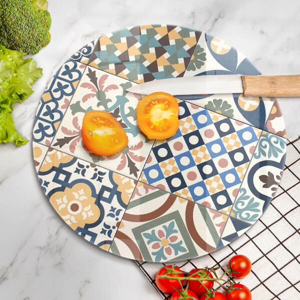 Skärbräda glas unik Dekorativa plattor