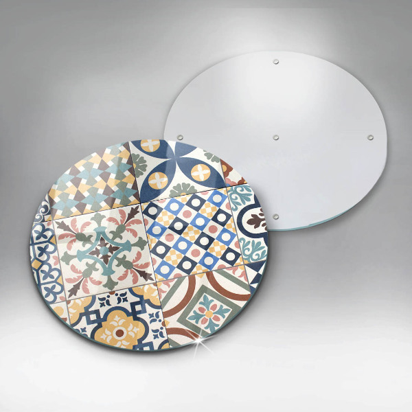 Skärbräda glas unik Dekorativa plattor