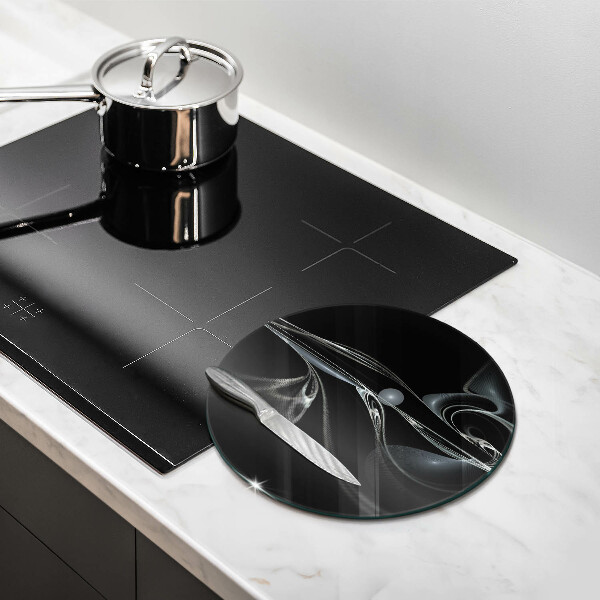 Skärbräda glas unik Modern abstraktion