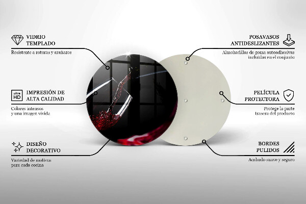 Skärbräda glas unik Ett glas rött vin