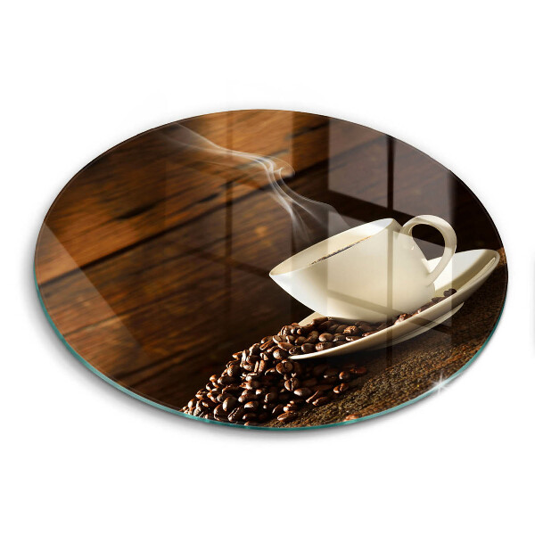 Skärbräda glas unik Kaffekopp i trä