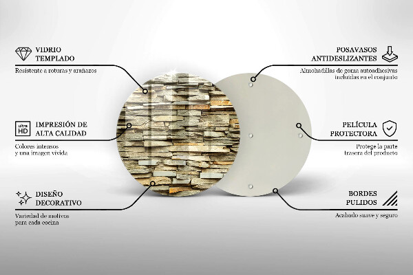 Skärbräda glas unik Dekorativa stenar