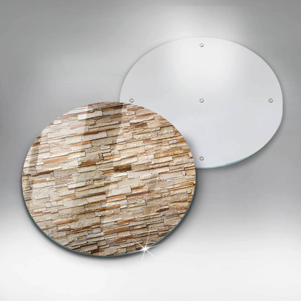 Skärbräda glas unik Textur av dekorativa stenar