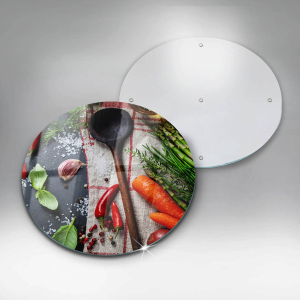 Skärbräda glas unik Köksmat