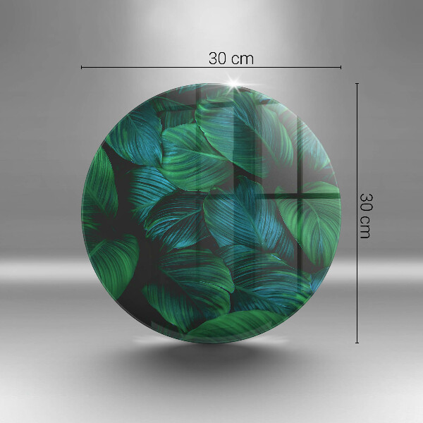 Skärbräda glas unik Djungellöv