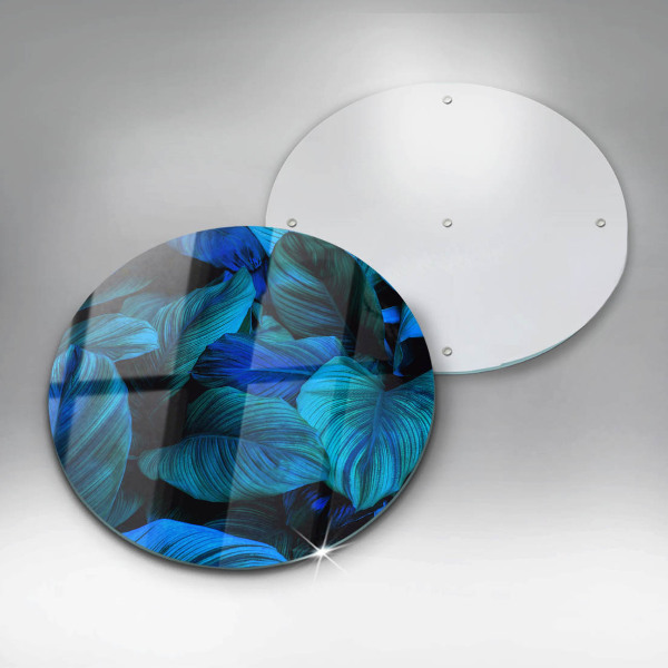 Skärbräda glas unik Djungel vegetation löv