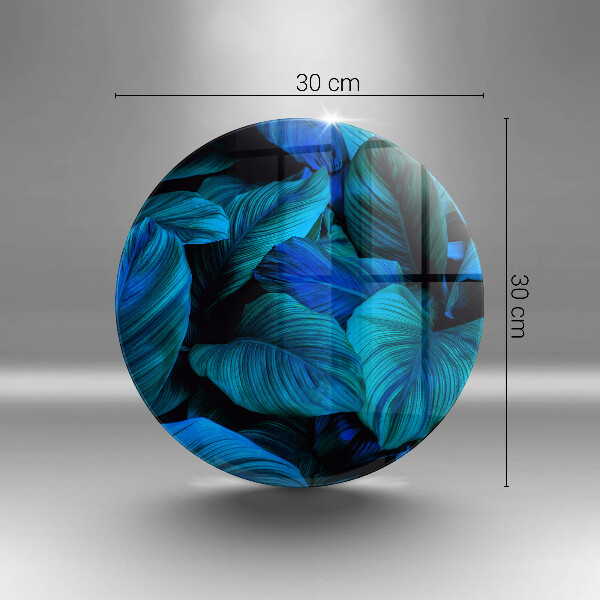 Skärbräda glas unik Djungel vegetation löv