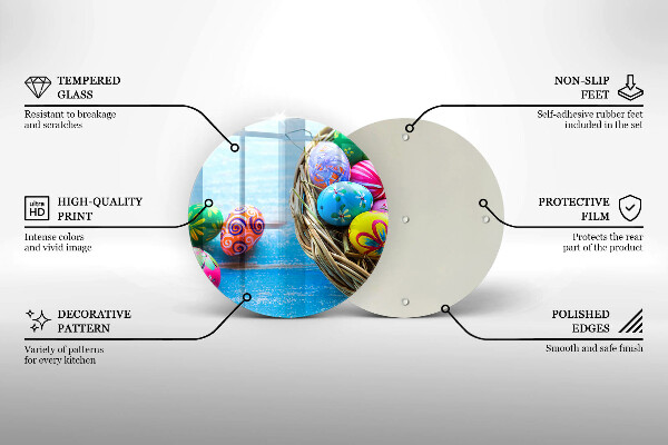 Skärbräda glas unik Påskägg påskägg