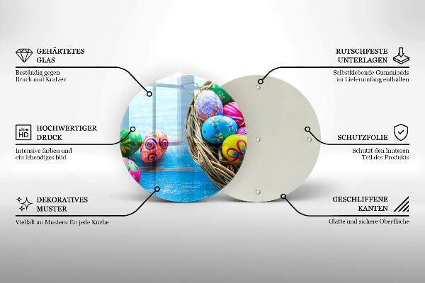 Skärbräda glas unik Påskägg påskägg