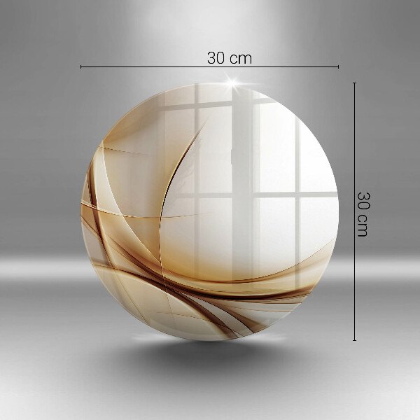 Skärbräda glas unik Abstrakta former
