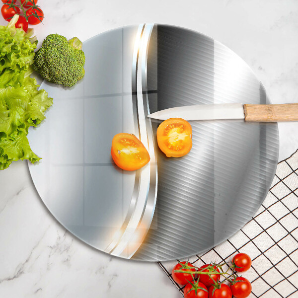 Skärbräda glas unik Metallkonst