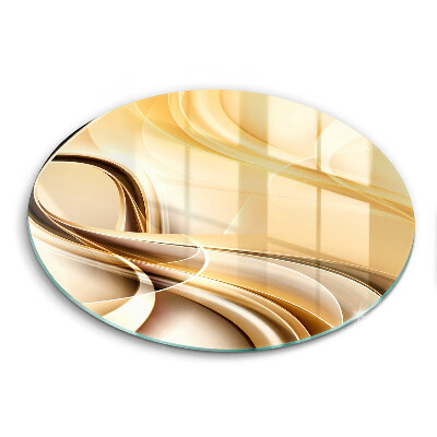 Skärbräda glas unik Rök abstraktion