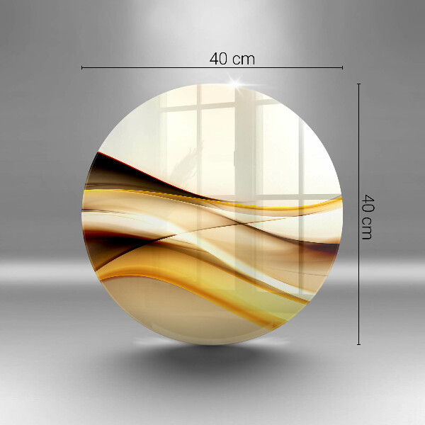 Skärbräda glas unik Abstrakta röklinjer