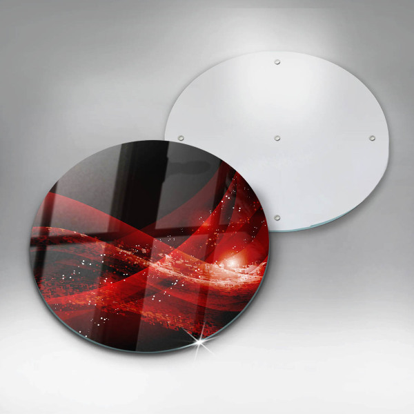 Skärbräda glas unik Modern abstraktion