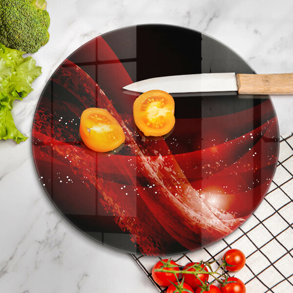 Skärbräda glas unik Modern abstraktion