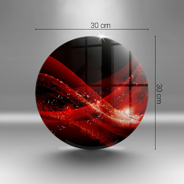 Skärbräda glas unik Modern abstraktion