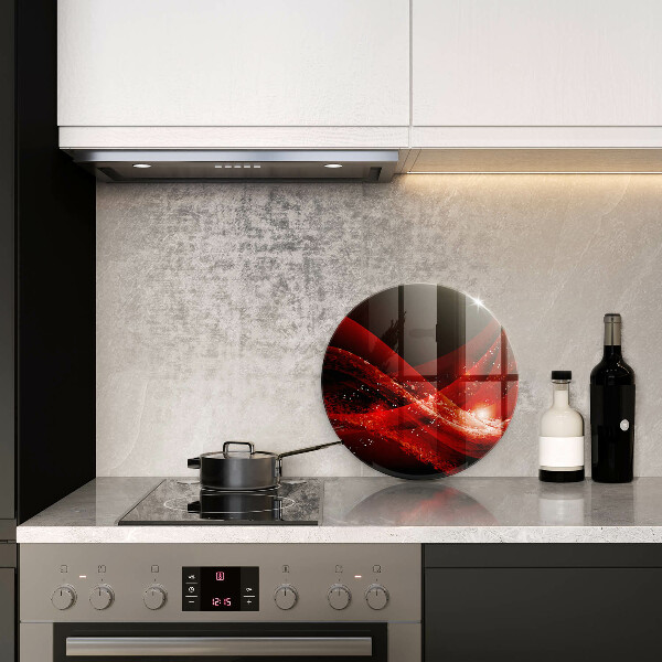 Skärbräda glas unik Modern abstraktion