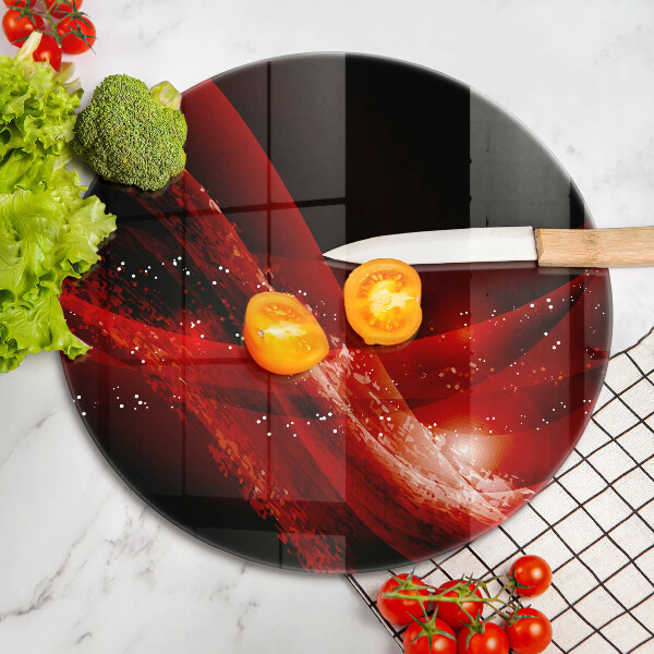 Skärbräda glas unik Modern abstraktion