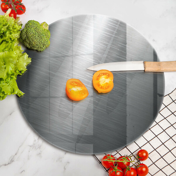 Skärbräda glas unik Metallstruktur